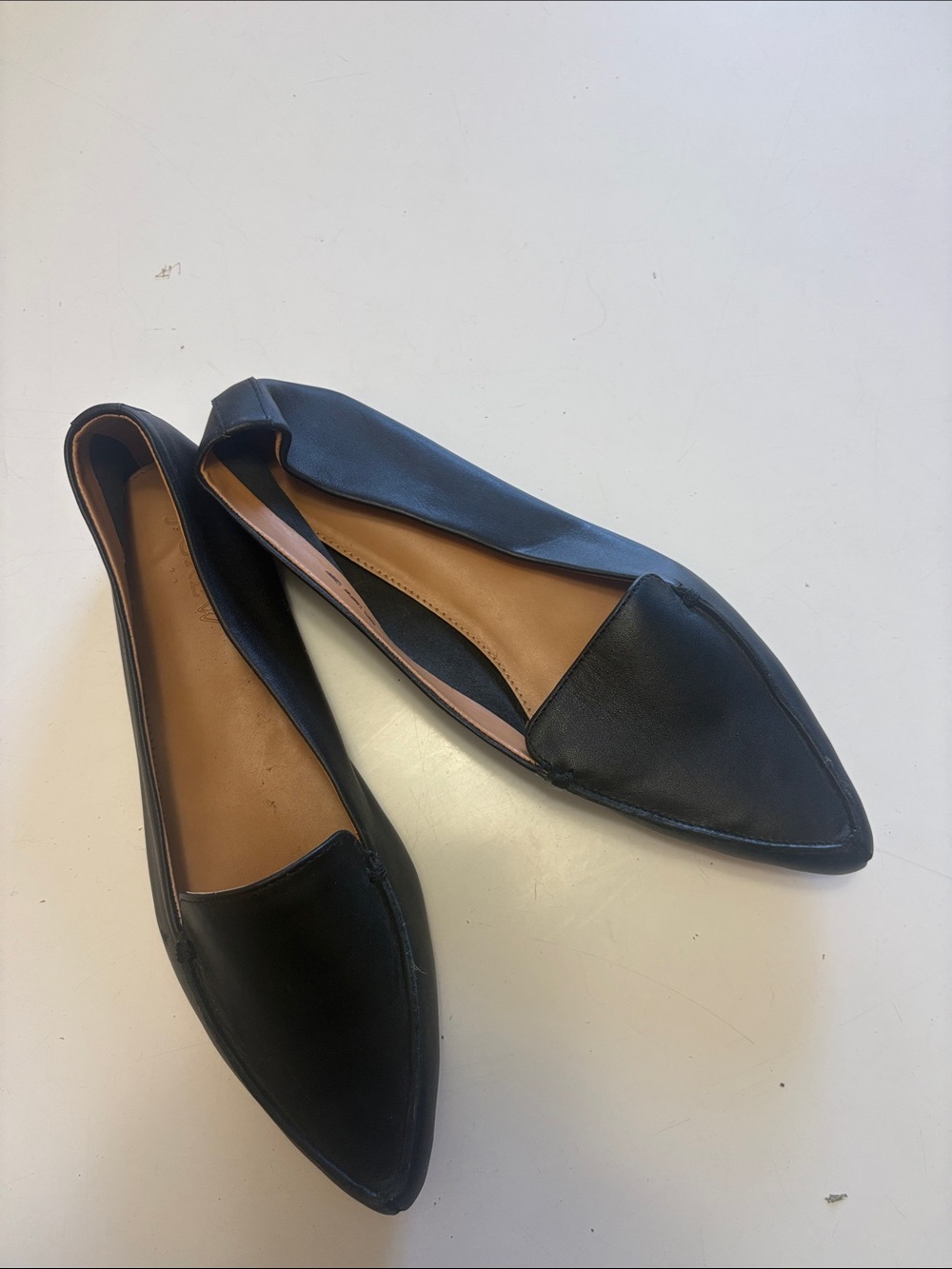 J. Crew Factory Black Pointed Toe Women’s Flats (Size 6)
